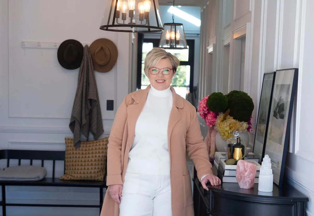 Catheryn Wright, business broker, in her office