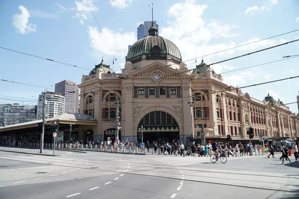 Flinders Street Station in Melbourne, Victoria